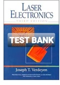 Exam &lpar;elaborations&rpar; TEST BANK FOR Laser Electronics 3rd Edition By Joseph T&period; Verdeyen &lpar;Solution manual&rpar; 