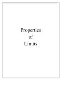 Properties Of Limits (Notes & Solved Examples)