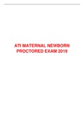 ATI Maternal Newborn 2019