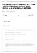 2024&sol;NRNP 6552 MIDTERM EXAM LATEST 2024 &sol; MIDTERM QUESTIONS AND ANSWERS&vert; VERIFIED ANSWERS &lbrack;GET 100&percnt; CORRECT&rsqb;