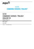      GCSE COMBINED SCIENCE: TRILOGY