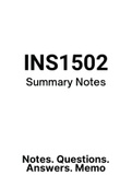 INS1502 - Summarised Notes 