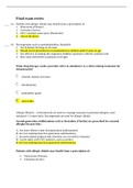 Final exam review&period;