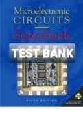Exam (elaborations) TEST BANK FOR Microelectronic Circuits Sedra (Solution Manual) 