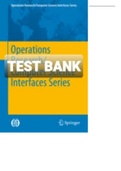 Exam (elaborations) TEST BANK FOR OPERATIONS RESEARCH Computer Science Interfaces Series By  Harvey J. Greenberg - A Computer-Assisted Analysis System for Mathematical Programming Models and Solutions 