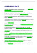 AVMG 4200 Bundled Exams with complete solution