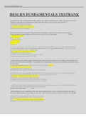 HESI RN FUNDAMENTALS TESTBANK &lpar; 2021 LATEST UPDATE &rpar; 