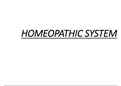 HOMEOPATHIC SYSTEM