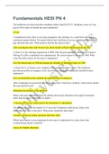 Fundamentals HESI PN 4 Questions and Answers &lpar; 2021 latest update &rpar;