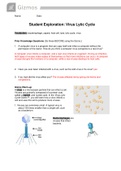 Gizmo Virus Lytic Cycle Student Exploration Sheet