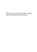 NR 324 Exam1 STUDY GUIDE complete BEST DOCUMENT FOR EXAM.