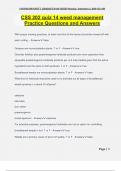 CSS 202 quiz 14 weed management Practice Questions and Answers
