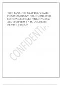 Exam &lpar;elaborations&rpar; Basic Pharmacology for Nurses