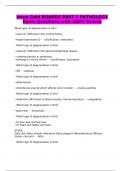Irene Gold BOARDS PART 1 PATHOLOGY Exam Questions with 100&percnt; Scores