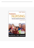 Test Bank For Pediatric Nursing The Critical Components of Nursing Care 2nd Edition Rudd