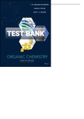 Exam (elaborations) TEST BANK FOR Organic Chemistry 10th Edition By T. W. Graham Solomons, Craig B. Fryhle, Robert G. Johnson (Study Guide and Solutions Manual)