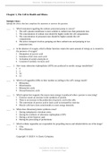 Test bank for Davis Advantage for Pathophysiology Introductory Concepts and Clinical Perspectives Updated