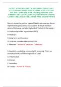 LATEST ATI FUNDAMENTALS REMEDIATION EXAM &sol; ATI FUNDAMENTALS REMEDIATION ACTUAL EXAM 2024-2025 COMPLETE REAL EXAM QUESTIONS AND CORRECT DETAILED ANSWERS &lpar;VERIFIED SOLUTIONS&rpar; LATEST UPDATES &vert;GUARANTEED PASS&period; &lpar;BRAND NEW&excl;&excl;&rpar;