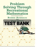 Exam &lpar;elaborations&rpar; TEST BANK FOR Problem solving through recreational mathematics By Bonnie Averbach&comma; Orin Chein &lpar;Solution Manual