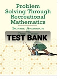 Exam (elaborations) TEST BANK FOR Problem solving through recreational mathematics By Bonnie Averbach, Orin Chein (Solution Manual