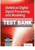 Exam (elaborations) TEST BANK FOR Statistical Digital Signal Processing Modeling By Monson Hayes (Solution Manual) 