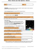 GIZMOS Student Exploration: Star Spectra / Star Spectra GIZMOS questions and answers_ Fall 2021/2022 (Solved)