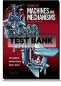 Exam (elaborations) TEST BANK FOR Theory Of Machine And Mechanisms 4TH Edition By Gordon R. Pennock & Joseph E. Shigley John J. Uicker (solution manual)