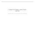 CSL 2601 CONSTITUTIONAL LAW STUDY NOTES