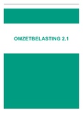 Samenvatting Omzetbelasting 2&period;1