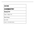 AQA GCSE CHEMISTRY 8462/1H Paper 1 Higher Tier Mark Scheme June 2020 Version: 1.0 Final Mark Scheme