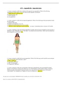 ATI &ndash; Appendicitis &sol; Appendectomy- GRADE A&plus;
