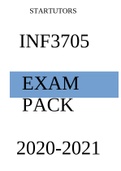 INF3705 - Advanced Systems Development Exam pack(2020-2021)