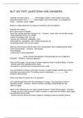 NUT 10V TEST QUESTIONS AND ANSWERS