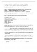 NUT 10V TEST QUESTIONS AND ANSWERS