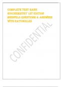 Exam &lpar;elaborations&rpar; Biochemistry 1st Edition