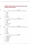 CMIT 321 Final Exam Version 2 Questions and Answers 100&percnt; Correct