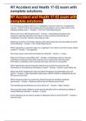NY Accident and Health 17-52 exam with complete solutions&period;