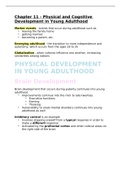 Chapter 11 - Physical and Cognitive Development in Young Adulthood Notes