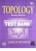 Exam (elaborations) TEST BANK FOR Topology 2nd Edition by James Munkres (Solution Manual)
