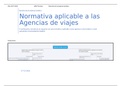 Esquema de la normativa estatal y autonómica de la Comunidad de Madrid, aplicable a las Agencias de viaje. Silvia Gil Conde. Turismo-UAM