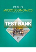 Exam (elaborations) TEST BANK MICROECONOMICS 10TH EDITION by Michael Parkin (CHAPTER ONE) 