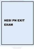 HESI PN Latest Exit Exam 2021&period;