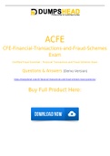 Passing your CFE-Financial-Transactions-and-Fraud-Schemes Exam Questions In one attempt with the help of CFE-Financial-Transactions-and-Fraud-Schemes Dumpshead!
