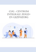 Samenvatting GECO - hoofdtuk 9 : CIJG - Centrum Integrale Jeugd- en gezinszorg 