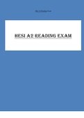 Hesi A2 Reading Exam ( 2021 latest update )