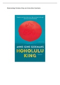 Boekverslag Nederlands  Honolulu King diepgaand