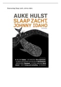 Boekverslag Nederlands  Slaap zacht&comma; Johnny Idaho