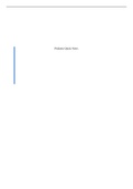 Pediatric Quick Notes