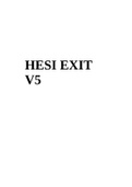 HESI EXIT V5 NEW WITH QUESTIONS AND ANSWERS ALREADY GRADED A&plus;
