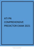 ATI PN Comprehensive Predictor Exam Latest 2021